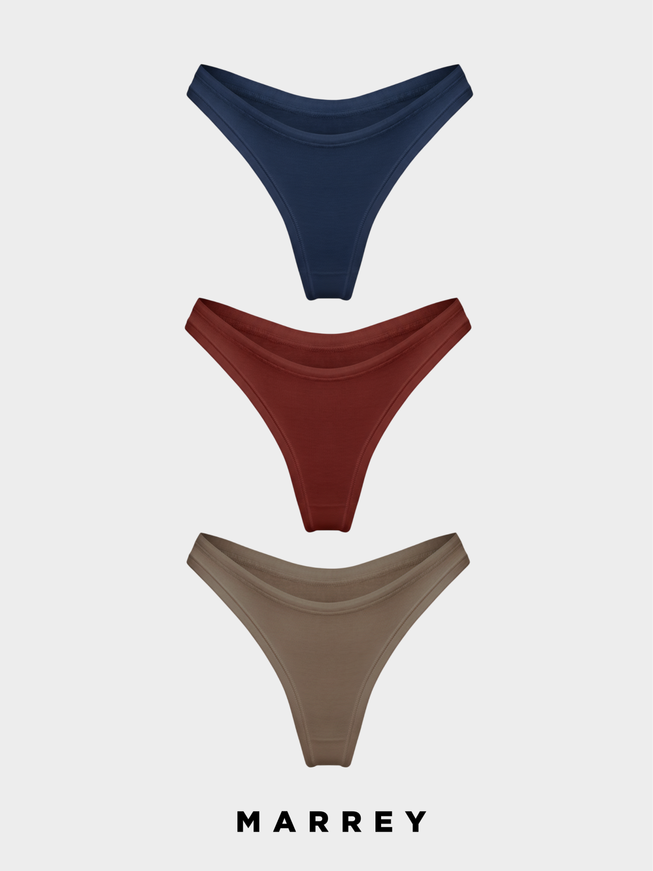 Комплект женские трусы стринги на тонком поясе 